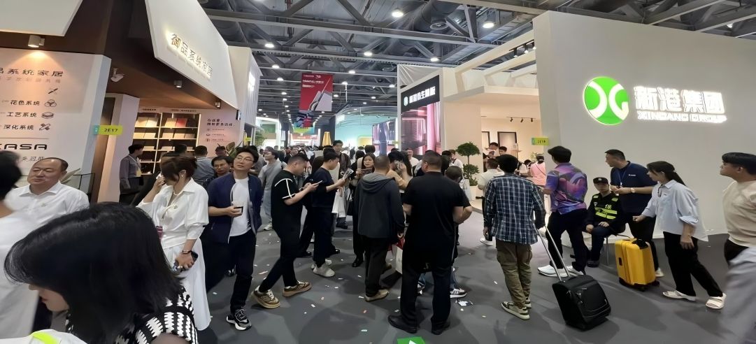 燃爆全場！新港閃耀廣州定制家居展，上演“炸場級”美學盛宴